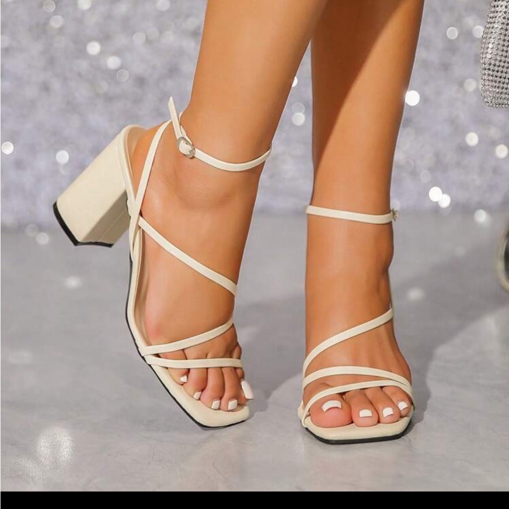Barely worn beige SHEIN heels
